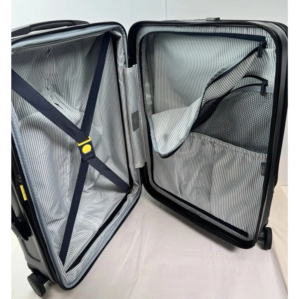 Delsey Paris Shadow 6.0 Carry-on Front Pocket Spinner Suitcase Luggage